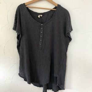 Free People Oversized Tee